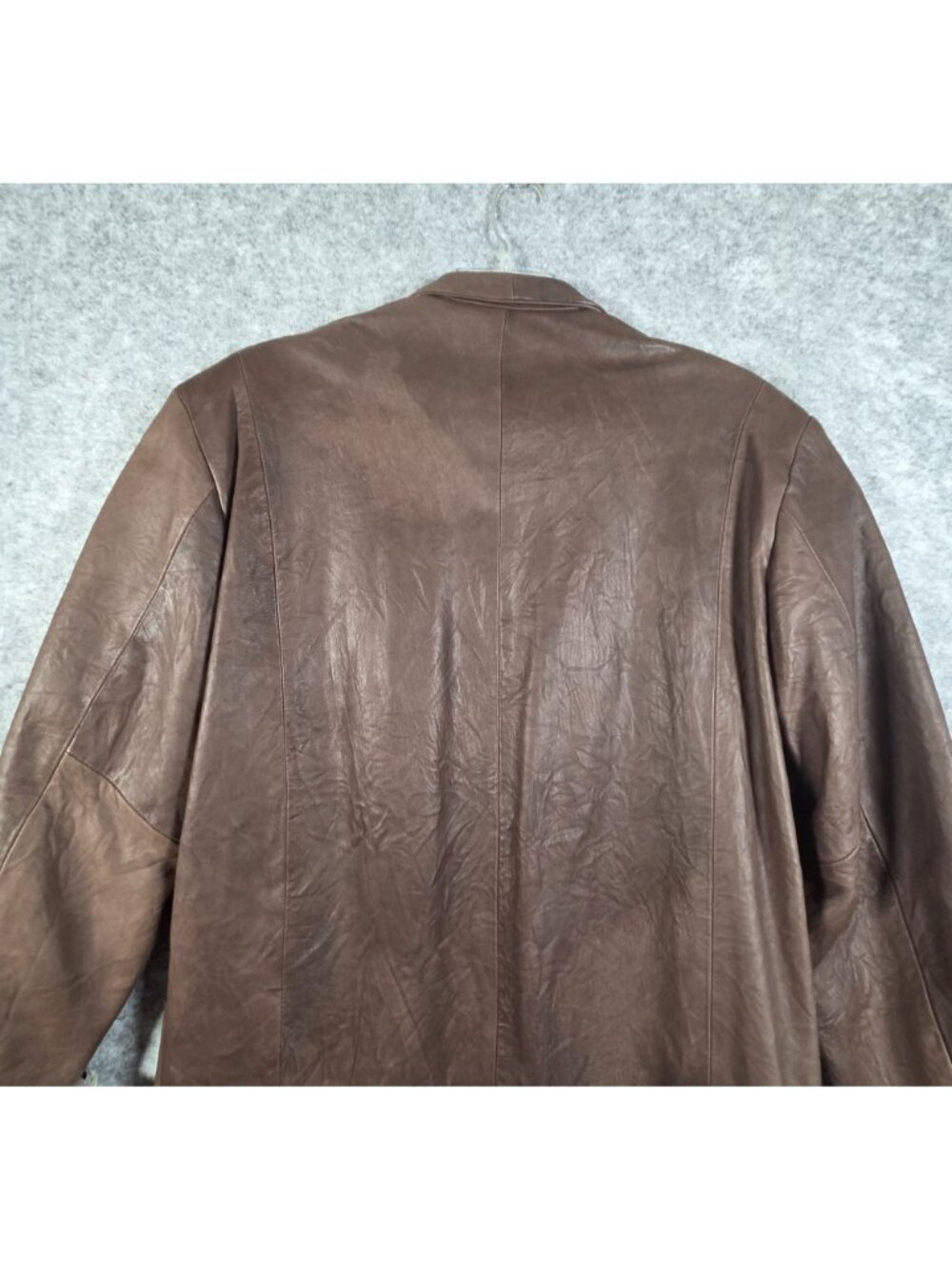 Bottega Fiorentina NWT Men's Leather Jacket Brown Size 48 (medium) - Picture 7 of 8